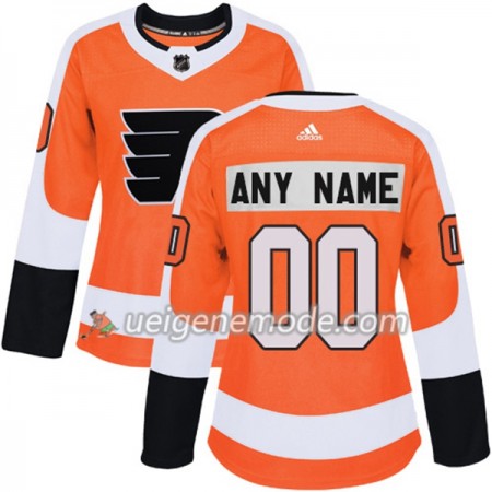 Dame Eishockey Philadelphia Flyers Custom Adidas 2017-2018 Orange Authentic